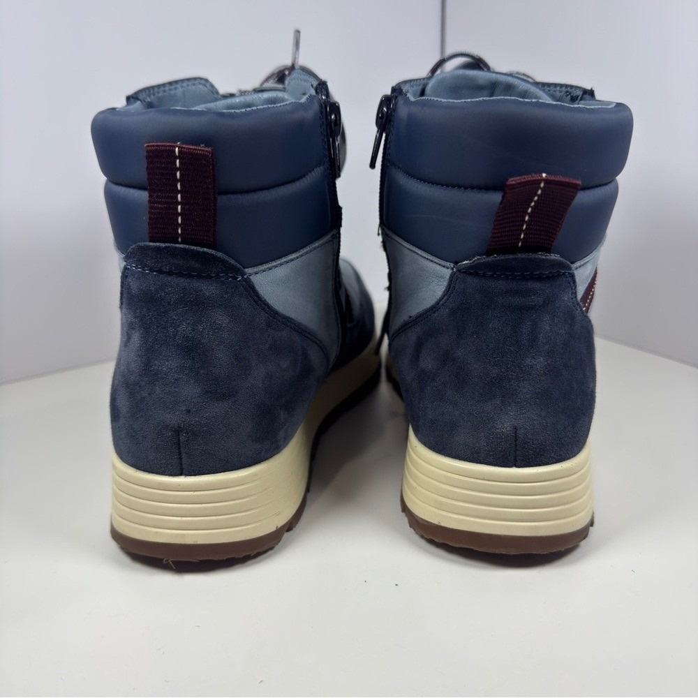 Alex Marie Navy and Burgundy Ankle Boots Women's Size 10 - Picture 2 of 10